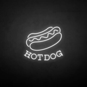 Customize &#39;Hot dog&#39; neon sign