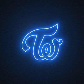 Twice Logo Neon Sign for K-Pop Fans