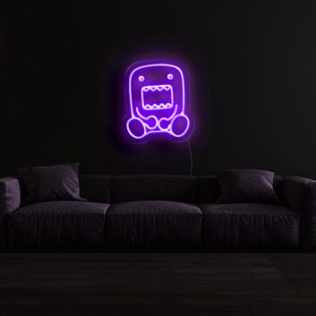 Domo Kun Neon Sign for Anime Fans