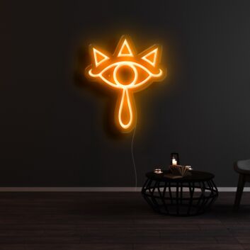 The Legend of Zelda Sheikah Lens of Truth Neon Sign for Video Game Fans