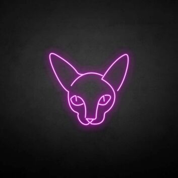 Sphinx cat&#39; neon sign