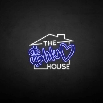 THE HOUSE neon sign