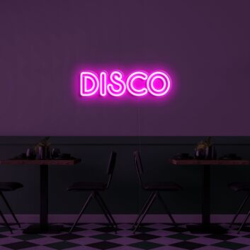 Disco V1 Neon Sign for Party and Dance Spaces