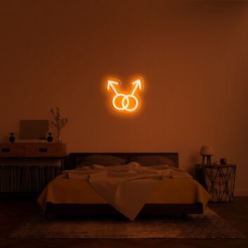 Man Man Neon Sign for Fun and Bold Spaces