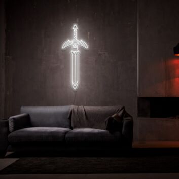 Master Sword Neon Sign for Game Lovers and Fantasy Fans