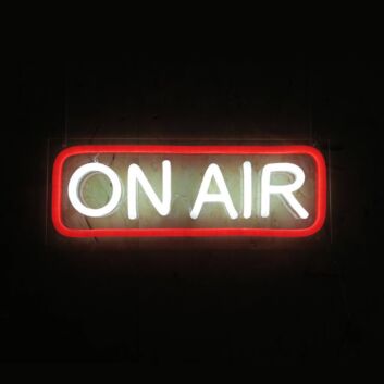 On Air Neon Sign for Studios and Broadcasting Spaces