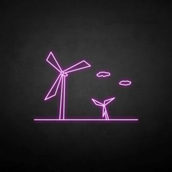 &#39;Windmill&#39; neon sign