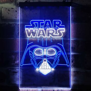 Darth Vader Dual LED Neon Sign for Star Wars Fans