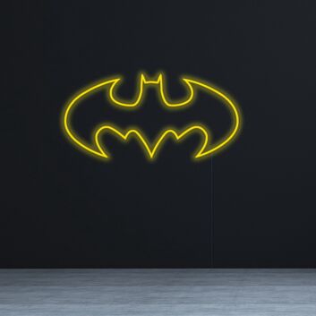 Batman Neon Sign for Superhero Fans and Themed Decor