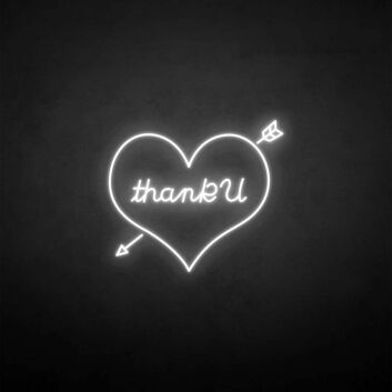 Customize &#39;Thank you&#39; neon sign