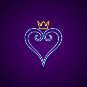 Kingdom Hearts Neon Sign for Game Fans