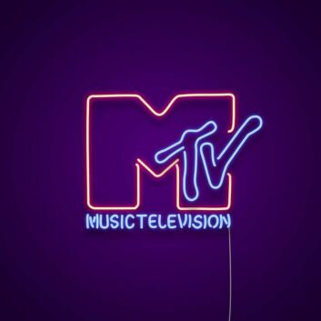 MTV Neon Sign for Music Lovers