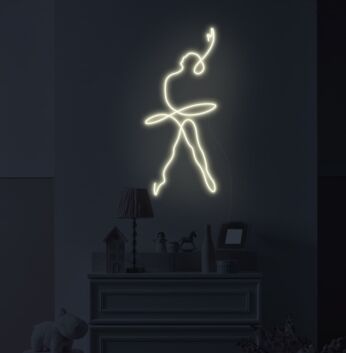 Ballet Dancer Neon Sign for Dance Enthusiasts