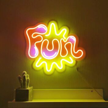 Fun Art Neon Sign for Creative and Artistic Spaces