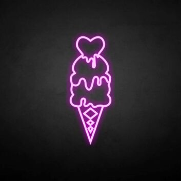 &#39;Ice Cream&#39; neon sign