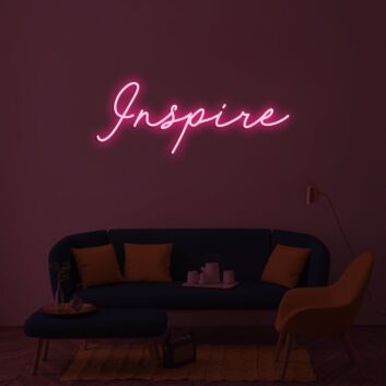 Inspire Neon Sign for Inspirational and Motivational Spaces
