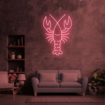 The Lobster Neon Sign for Food Lovers and Restaurants