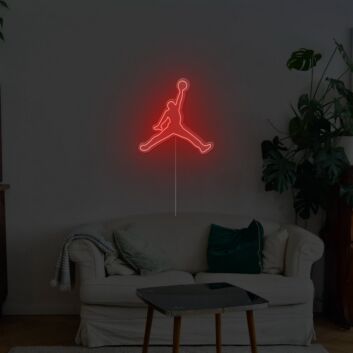 Jumpman Neon Sign for Sports Fans
