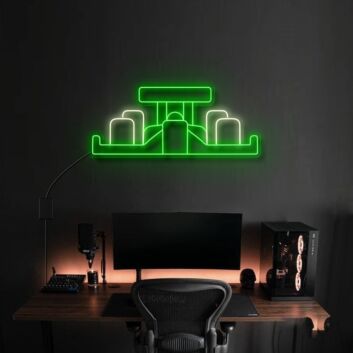Formula 1 Racing Car Front Neon Sign for Car Enthusiasts