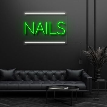 Nails Neon Sign for Beauty and Nail Salons