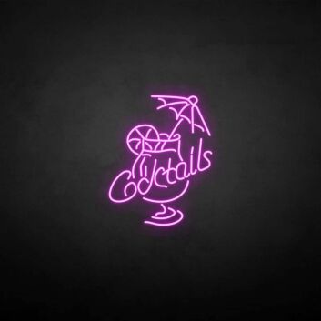 Customize &#39;Cocktail&#39; neon sign