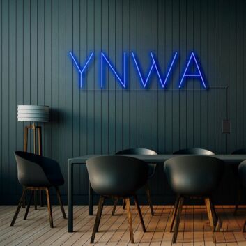 YNWA Neon Sign for Sports Fans