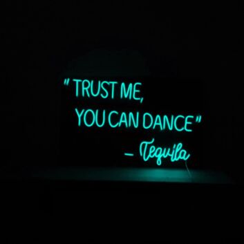 Tequila Neon Light for Bars and Social Spaces