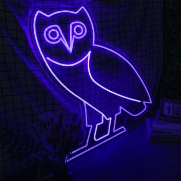 Drake Octobers Very Own Owl Neon Sign for Music Fans