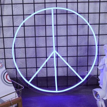 Peace Neon Sign for Peaceful and Positive Spaces