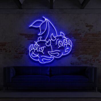 Devil Cherries For Tattoo Studio Neon Sign for Edgy and Artistic Spaces