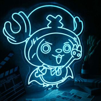 One Piece Character Tony Tony Chopper Neon Sign for Anime Fans