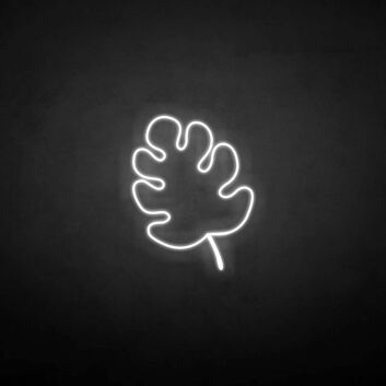 Monstera&#39; neon sign
