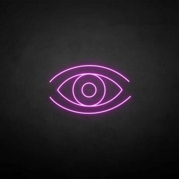 &#39;Eye&#39; neon sign