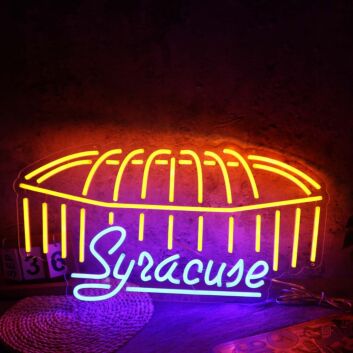 Syracuse Custom Neon Sign for Sports Fans