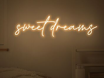 Sweet Dreams Neon Sign for Peaceful and Relaxing Bedrooms