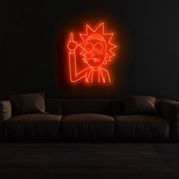 Rick and Morty Neon Sign for Fans and Fun Spaces