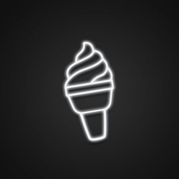 Ice Cream Neon Sign for Sweet and Fun Spaces