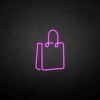 &#39;Briefcase&#39; neon sign