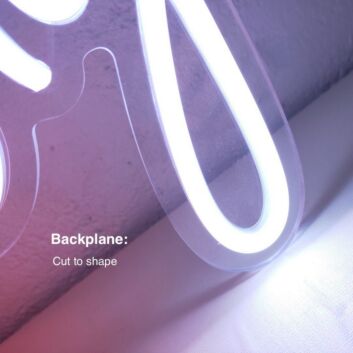 Eyelash Neon Sign for Beauty and Fashion Spaces