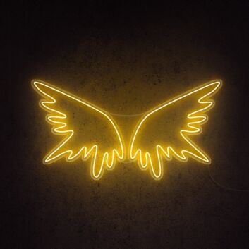 Angel Wings Neon Sign adds a heavenly touch to any room