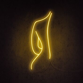 Female Silhouette Neon Sign perfect for art lovers