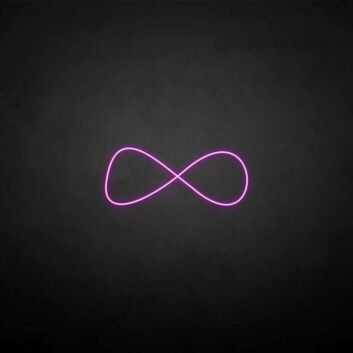 &#39;Infinity&#39; neon sign