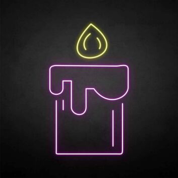 &#39;Candle&#39; neon sign