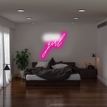 Get It Girl Neon Sign perfect for empowering and motivational decor