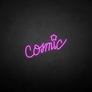 Comic&#39; neon sign