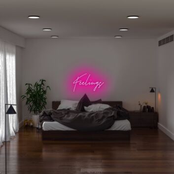 Feelings Neon Sign perfect for emotional and artistic decor