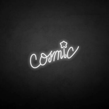 Comic&#39; neon sign
