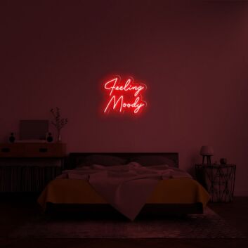 Feeling Moody Neon Sign for reflective and thoughtful spaces
