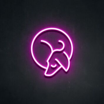 Sleepy Dog Neon Sign perfect for pet lovers
