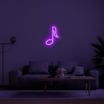 Note Neon Sign perfect for music lovers